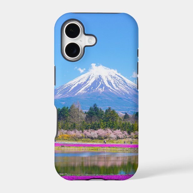 Mount Fuji Trees and Flowers (Back)