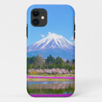 Mount Fuji Trees and Flowers