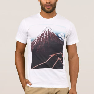 Mount Fuji Ukiyo-e by Hokusai, Japanese T-Shirt