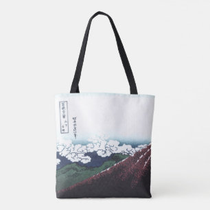 Mount Fuji Ukiyo-e by Hokusai, Japanese Tote Bag