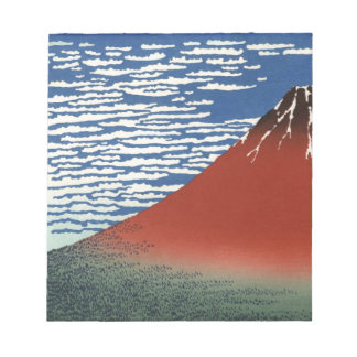 Mount Fuji Volcano Japan Painting Notepad