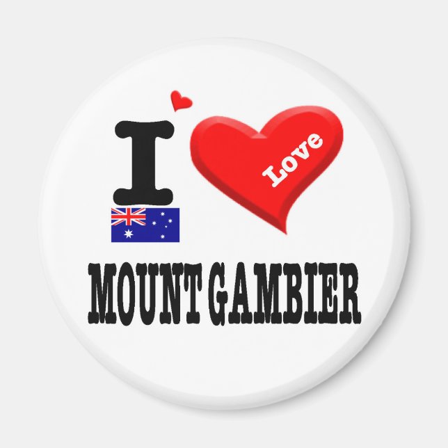 MOUNT GAMBIER - I Love Magnet (Front)