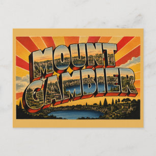 Mount Gambier South Australia Crater Lake Art Postcard
