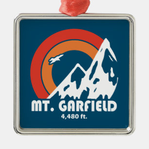 Mount Garfield New Hampshire Sun Eagle Metal Ornament