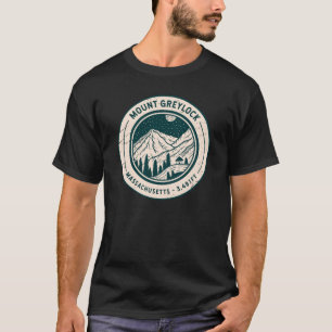 Mount Greylock Massachusetts Hiking Skiing Travel T-Shirt