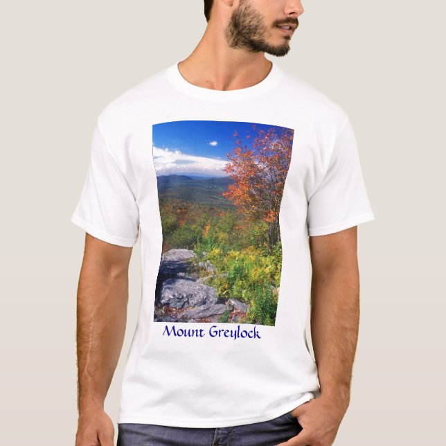 Mount Greylock Round Rock Vista T-Shirt (Front)