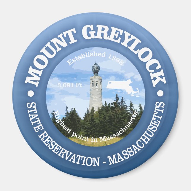Mount Greylock SR Magnet (Front)