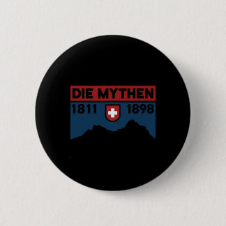 Mount Grosser Mythen Hike Mountain Biking Swiss Hi 6 Cm Round Badge