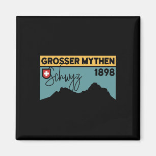 Mount Grosser Mythen Hike Mountain Biking Swiss Hi Magnet
