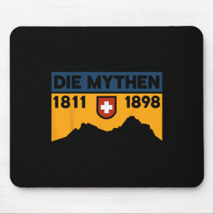 Mount Grosser Mythen Hike Mountain Biking Swiss Hi Mouse Pad