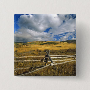 Mount Haggin NWR near Anaconda Montana 15 Cm Square Badge