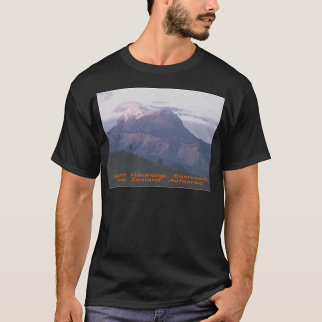 Mount Hikurangi,New Zealand, Aotearoa T-Shirt (Front)