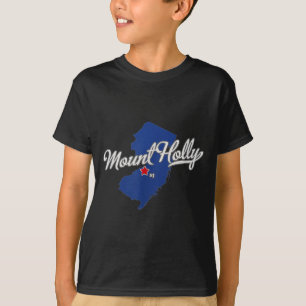Mount Holly New Jersey Nj Map  T-Shirt