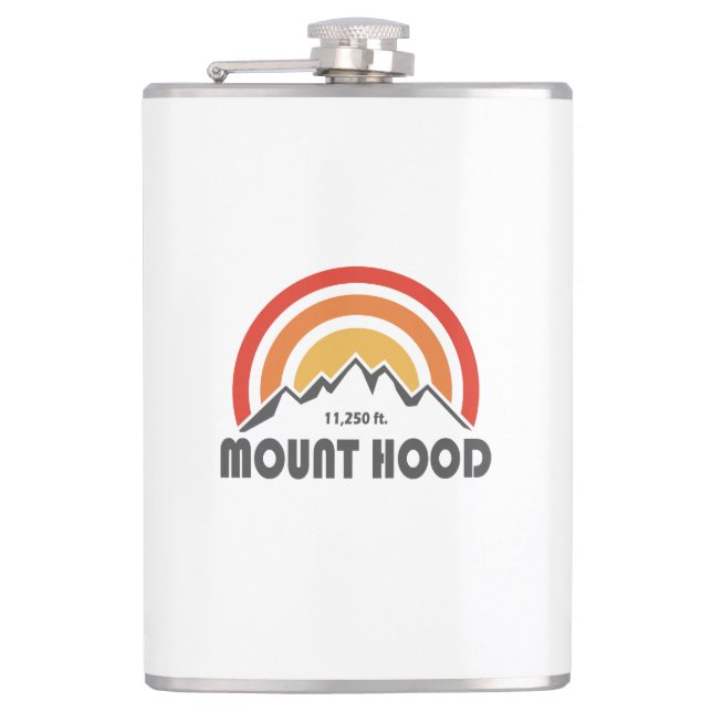 Mount Hood Hip Flask (Front)