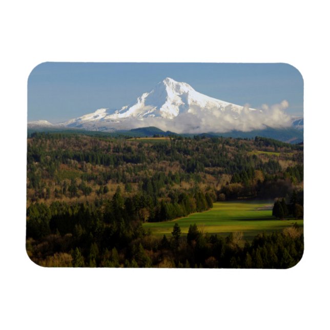 Mount Hood, Jonsrud Viewpoint, Sandy, Oregon Magnet (Horizontal)
