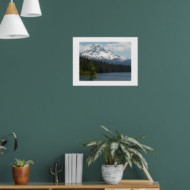 Mount Hood Mountain Splendor Landscape Poster (Living Room 1)