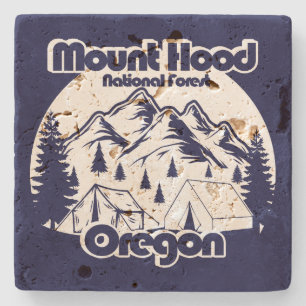 Mount Hood National Forest Stone Coaster
