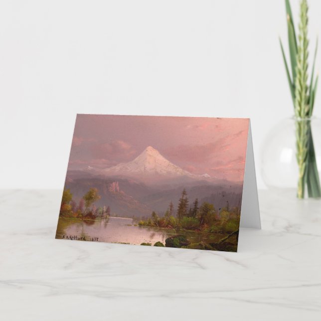 Mount Hood, OR | Sanford Robinson Gifford Card (Front)