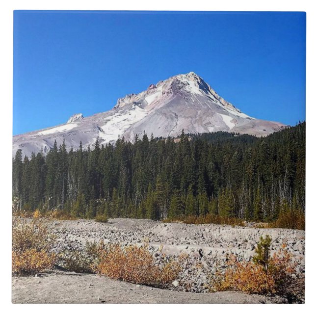 Mount Hood, Oregon Ceramic Tile (Front)