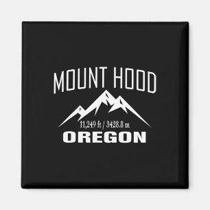 Mount Hood Oregon Climbing Summit Club Outdoor Gif Magnet