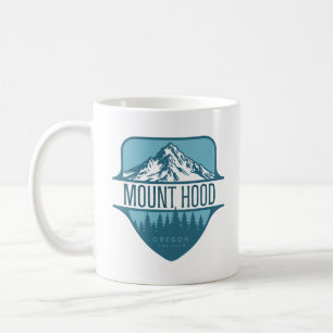 Mount Hood Oregon Mountain crest design Coffee Mug