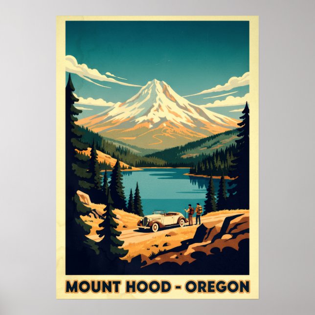 Mount Hood Oregon V07 Poster (Front)