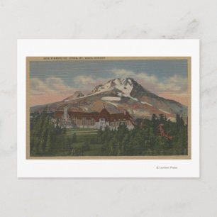 Mount Hood, Oregon - View of the New Timberline 2 Postcard