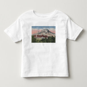 Mount Hood, Oregon - View of the New Timberline Toddler T-Shirt