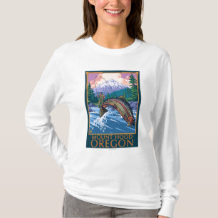 Mount Hood, OregonFisherman Scene T-Shirt