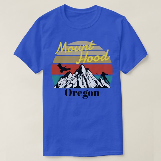 Mount Hood ski Oregon T-Shirt (Design Front)