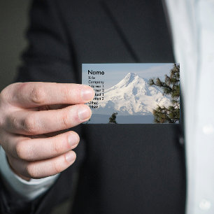 Mount Hood Summit Landscape Business Card