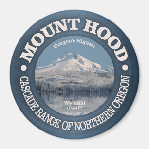 Mount Hood (winter) Magnet