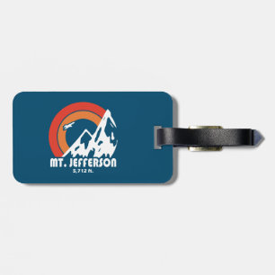 Mount Jefferson New Hampshire Sun Eagle Luggage Tag