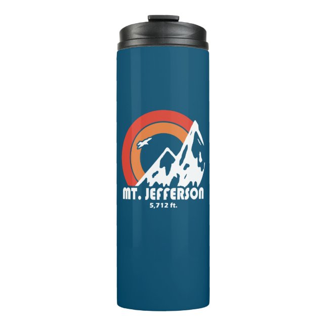Mount Jefferson New Hampshire Sun Eagle Thermal Tumbler (Front)