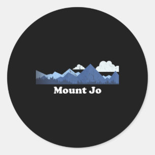 Mount Jo Mountain Peak Bygger New York Ny Climbing Classic Round Sticker