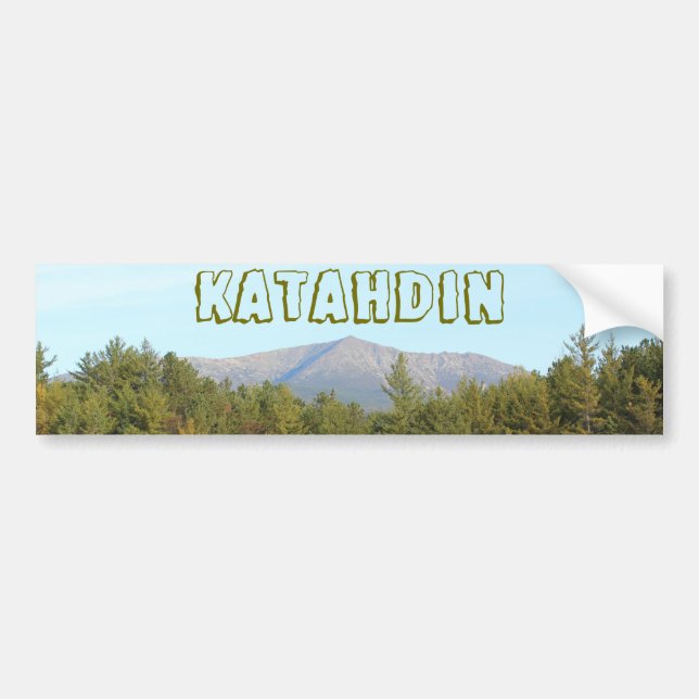Mount Katahdin 0579 Bumper Sticker (Front)