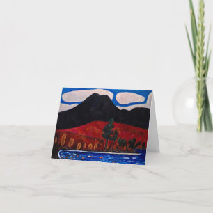 Mount Katahdin, Autumn by Marsden Hartley Thank You Card