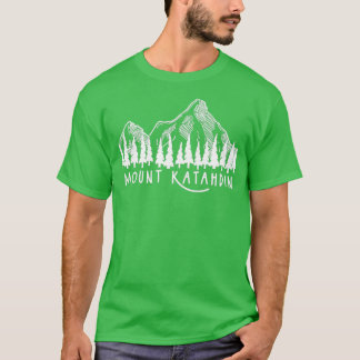 Mount Katahdin Mountain Maine ME Mountains Hiking T-Shirt