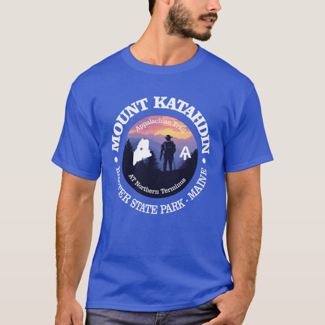 Mount Katahdin (rd2) T-Shirt (Front)