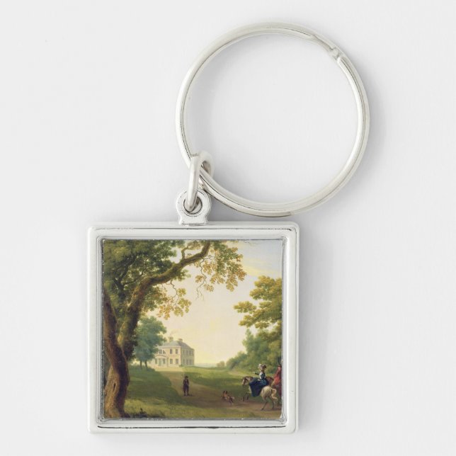 Mount Kennedy, County Wicklow, Ireland, 1785 (oil Key Ring (Front)