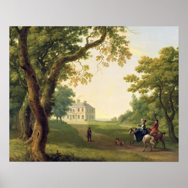 Mount Kennedy, County Wicklow, Ireland, 1785 (oil Poster (Front)