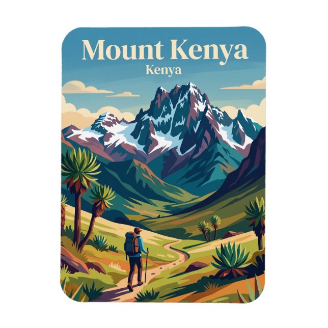 Mount Kenya Magnet (Vertical)
