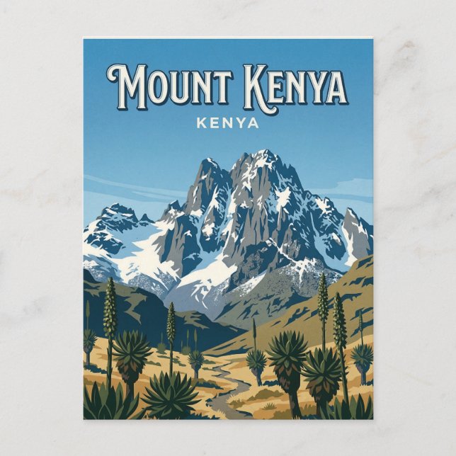 Mount Kenya, Nanyuki, Central Postcard (Front)