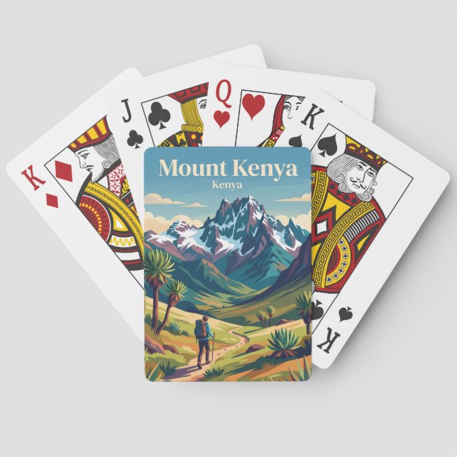 Mount Kenya Playing Cards (Back)