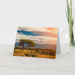 Mount Kilimanjaro   Amboseli, Kenya Card