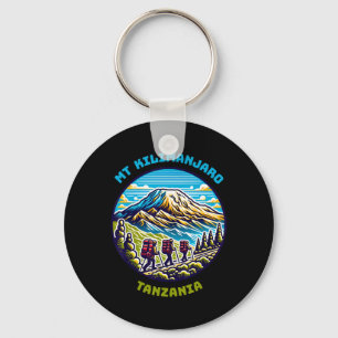 Mount Kilimanjaro Hiking Tanzania African Hiking  Key Ring