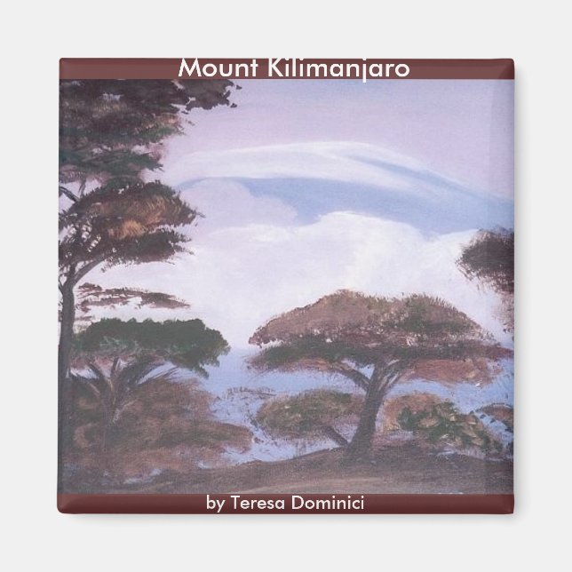 Mount Kilimanjaro Magnet (Front)