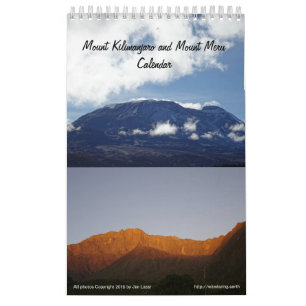 Mount Kilimanjaro & Mount Meru Calendar