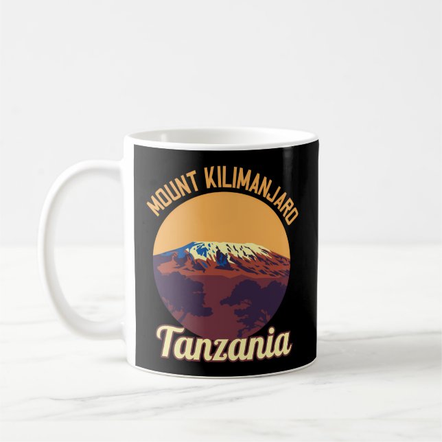 Mount Kilimanjaro Mountain Climber Expedition Expl Coffee Mug (Left)