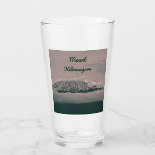 Mount Kilimanjaro Snow Volcano in Tanzania Africa Glass